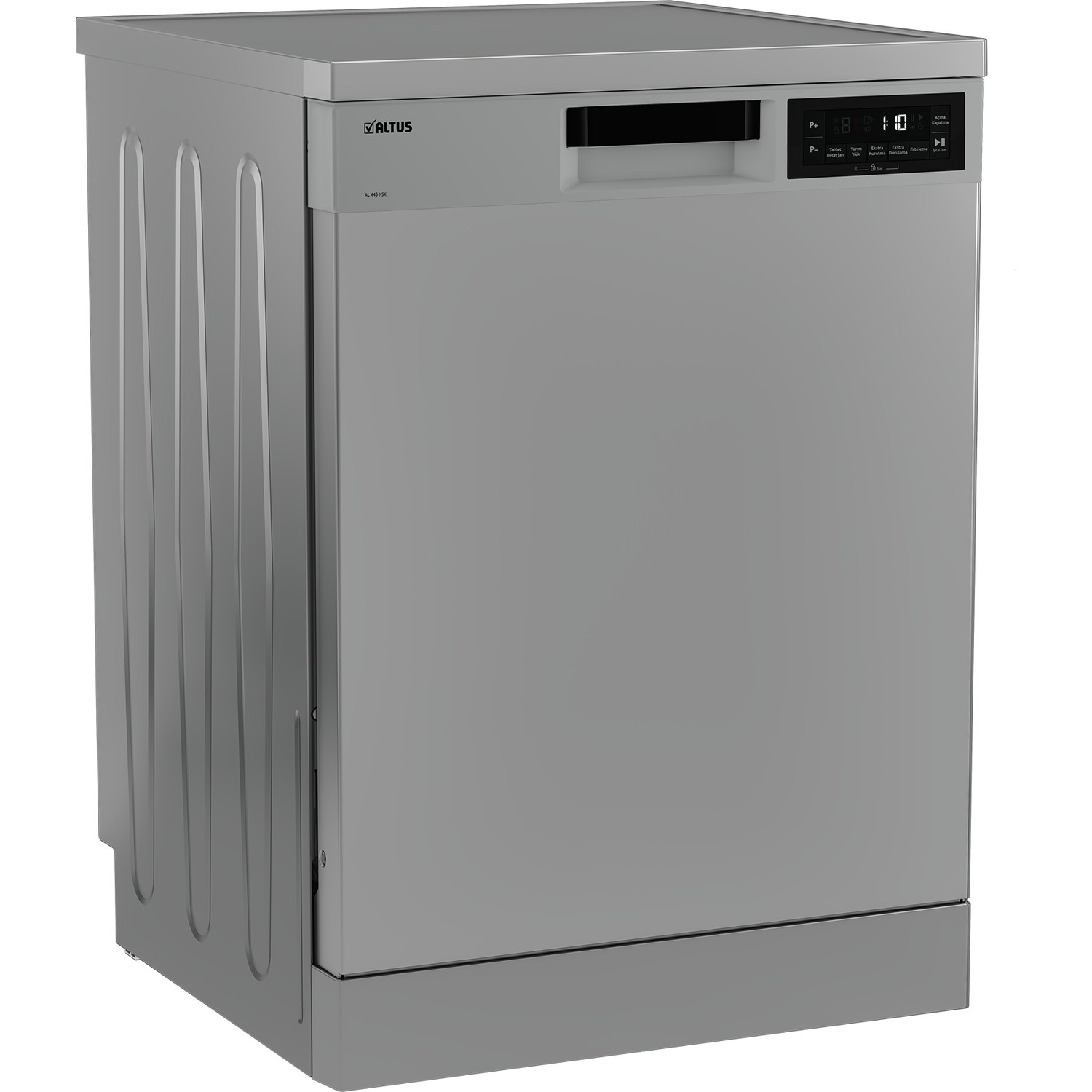 Altus AL 445 NSXD 5 Programlı D Enerji Sınıfı Gri Bulaşık Makinesi