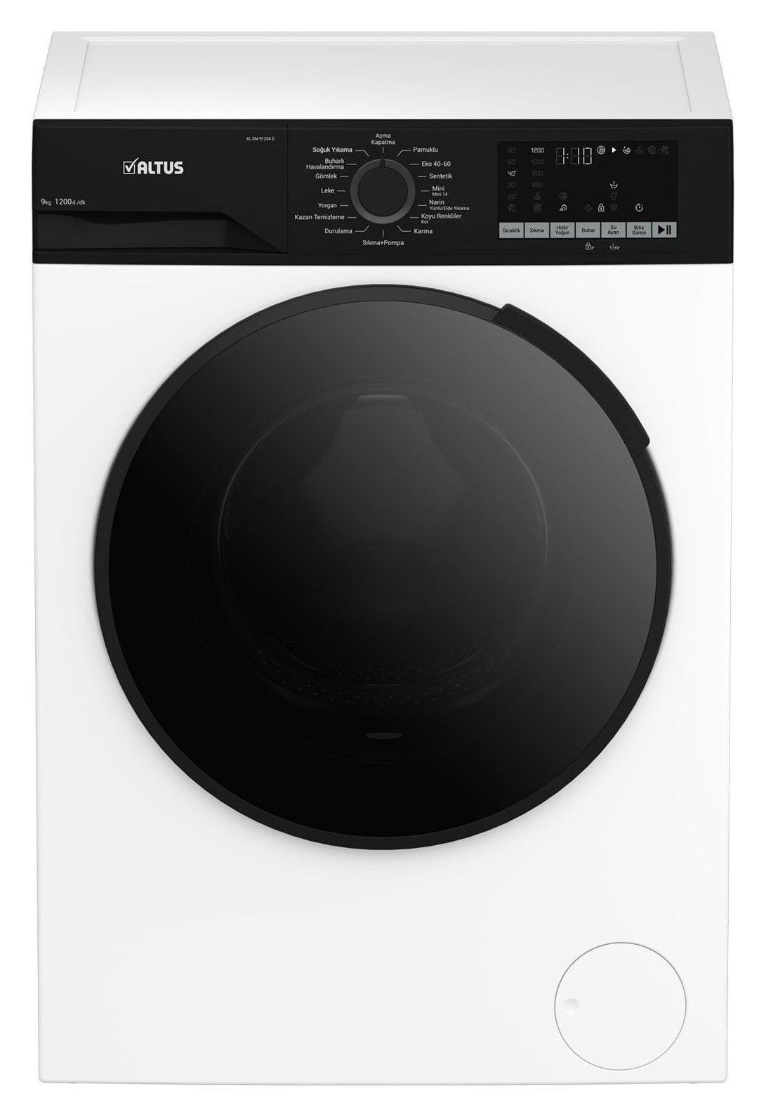 Altus AL CM 91254 D 1200 Devir 9 kg Çamaşır Makinesi