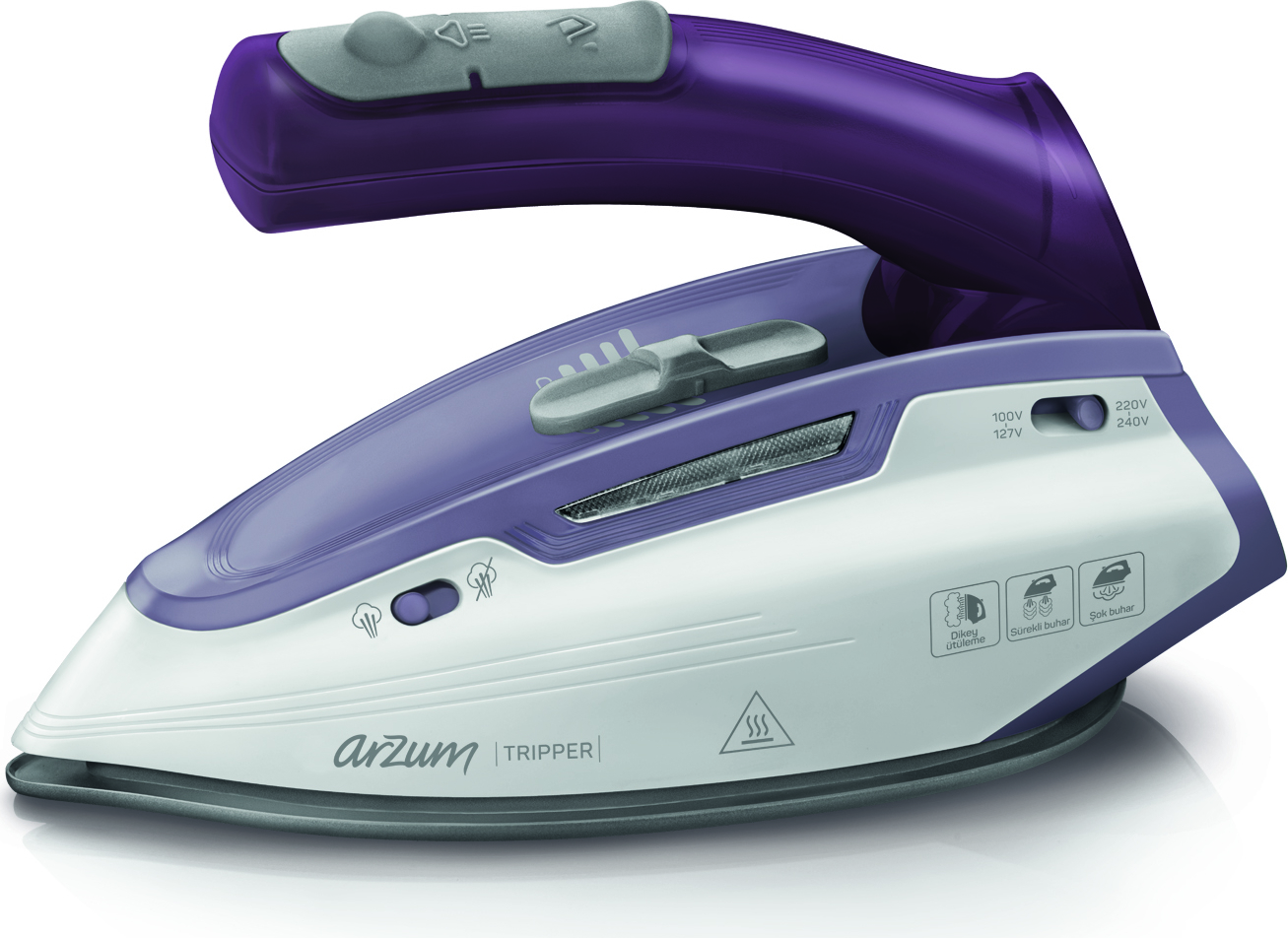 Arzum AR690 Tripper Seyahat Ütüsü Mor