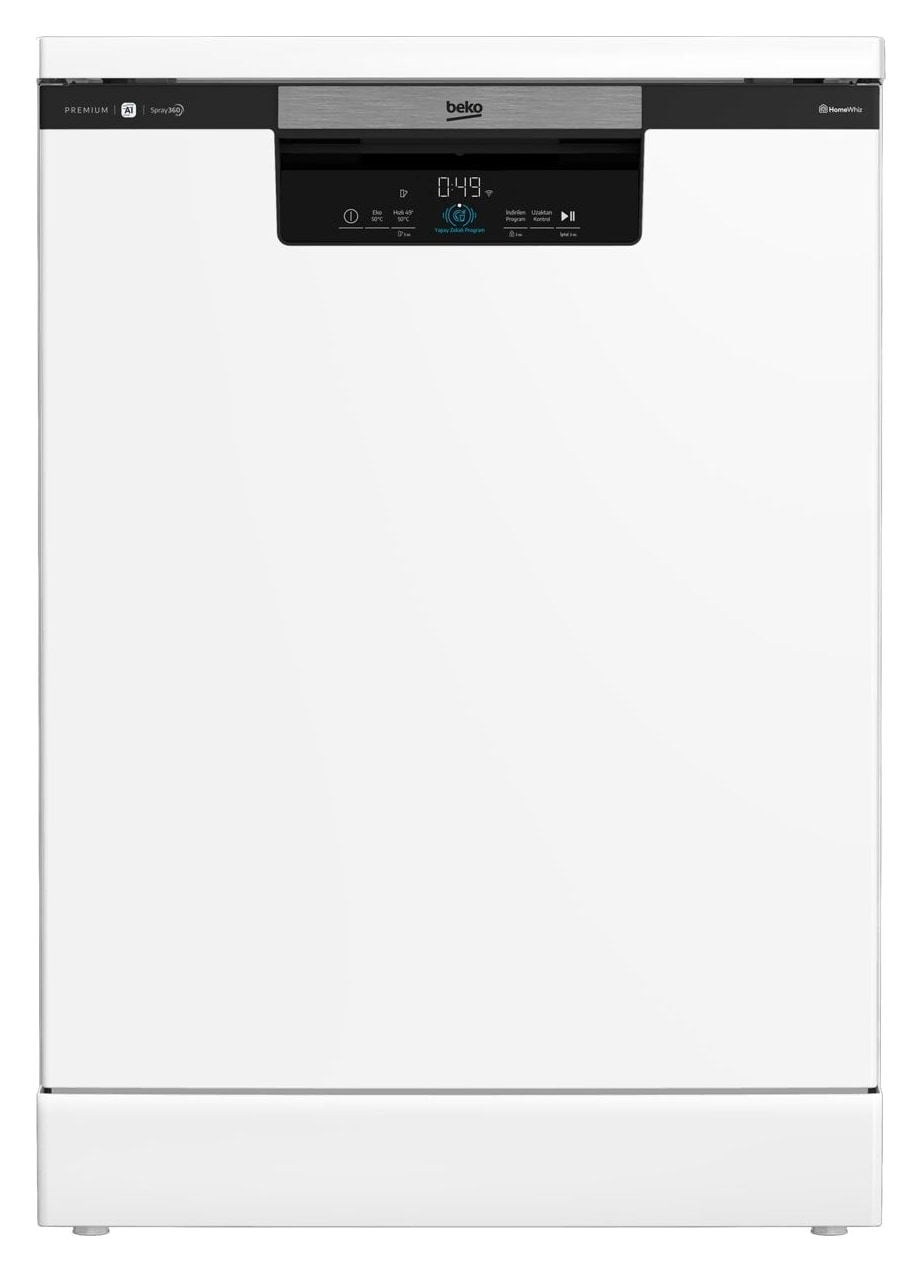 Beko B 811 B Yapay Zekalı Premium Serisi Solo Bulaşık Makinesi A Enerji Sınıfı