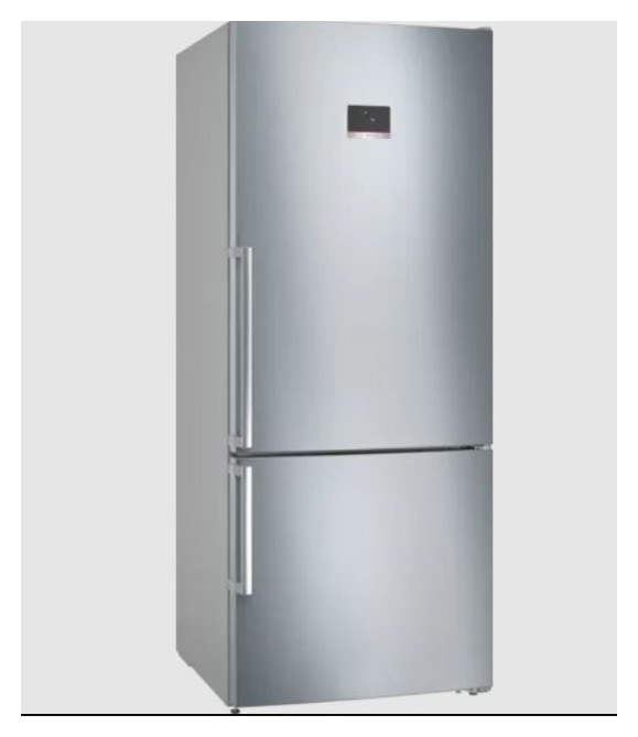Bosch KGN76CIE0N Serie 6 186 x 75 cm Kolay Temizlenebilir Inox Alttan Donduruculu Buzdolabı