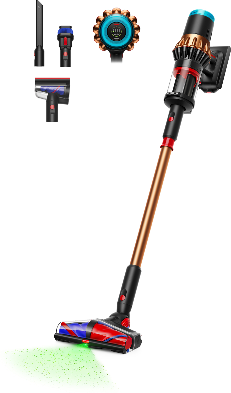 Dyson V16 Piston Animal kablosuz süpürge (Mat siyah/Bakır)
