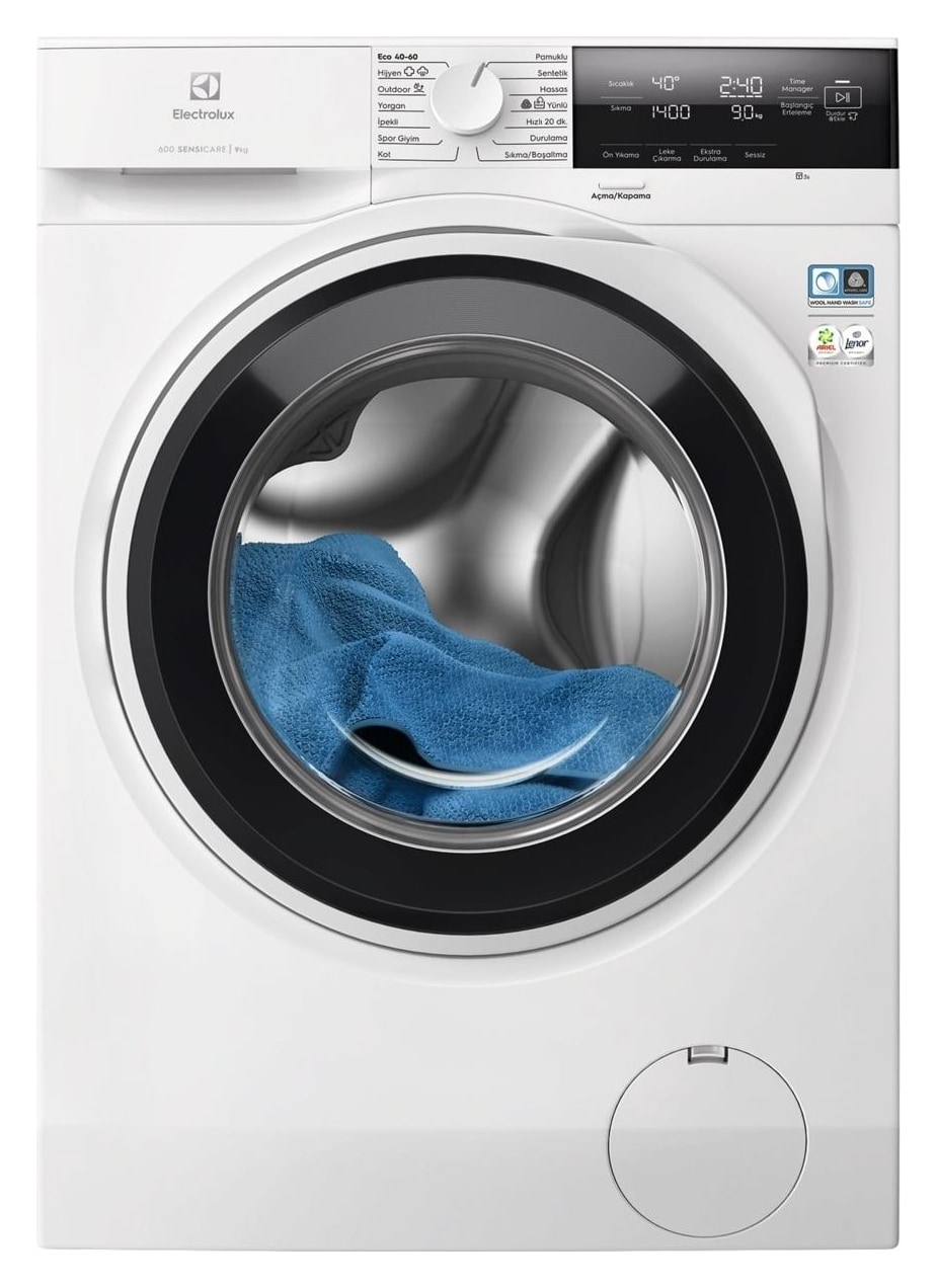 Electrolux EW6F3494T 9kg 1400 Devir A Enerji Sınıfı Çamaşır Makinesi