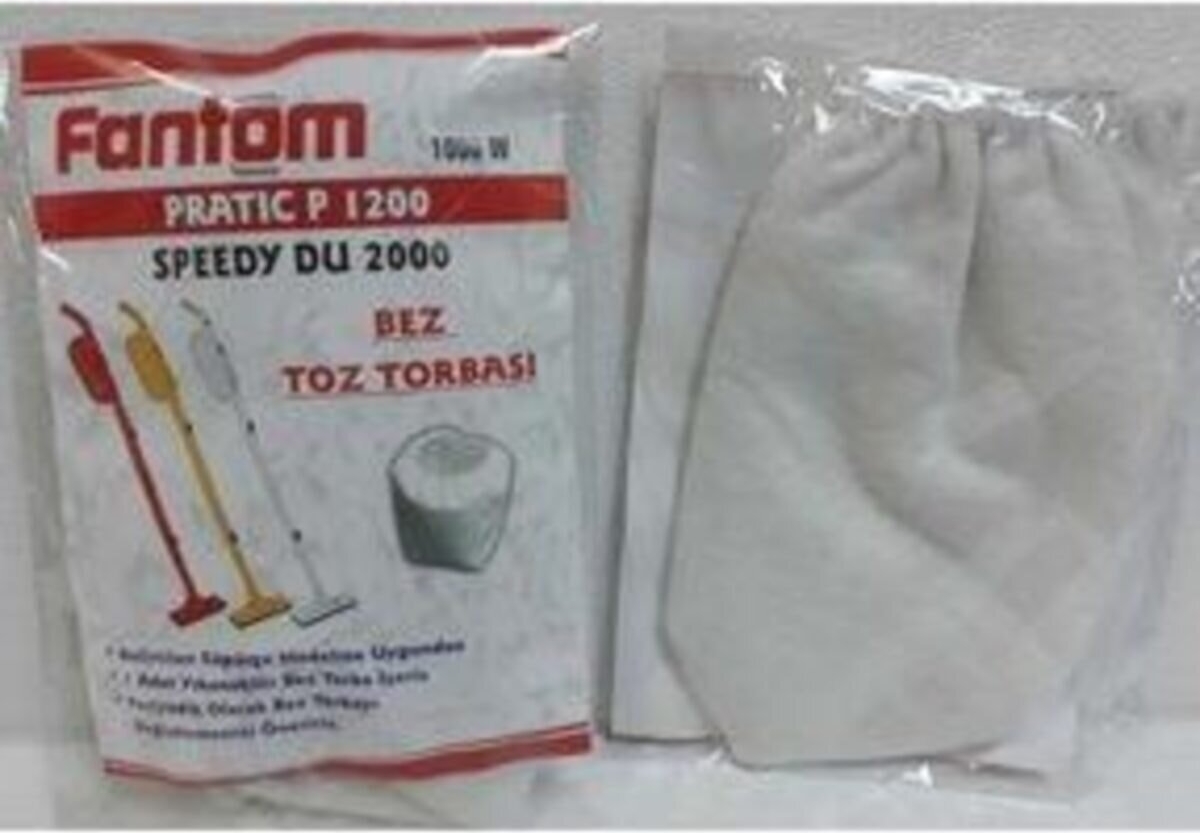 Fantom Pratik Süpürge 20 Adet Toz Torbası Pratik P 1200 Model Aksesuarı ile Temizlik Kolaylığı