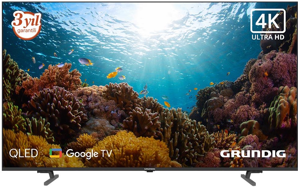 Grundig 43GJQ9200 43'' 108 Ekran Uydu Alıcılı 4K Ultra HD Google Smart QLED TV
