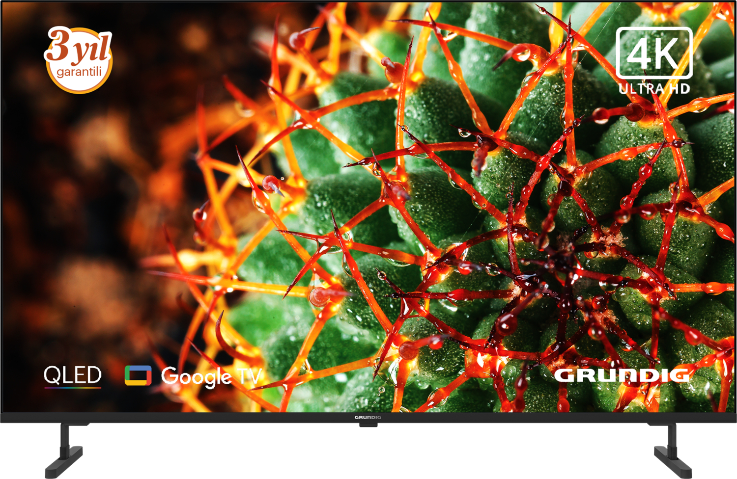 Grundig 50 GQ 700A 50" 126 Ekran 4K Ultra HD Google Smart  QLED TV