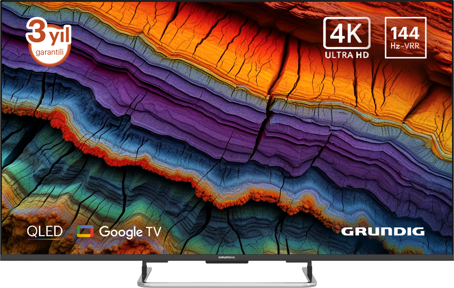 Grundig 75 GQ 800A 75" 190 Ekran Uydu Alıcılı 4K Ultra HD Google Smart QLED TV