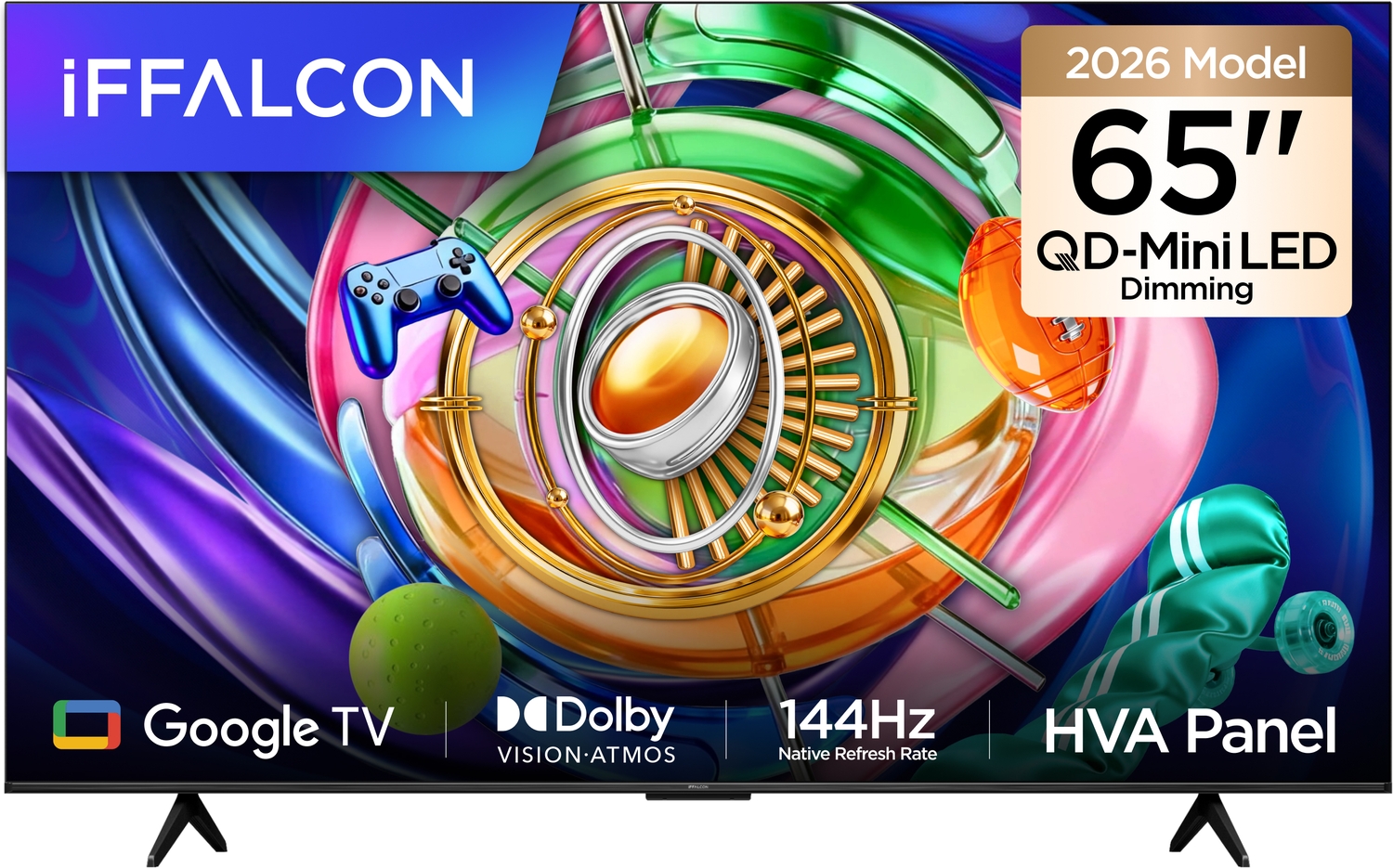 iFFALCON 65U85A 65'' 165 Ekran Uydu Alıcılı 4K Ultra HD Google QD-MiniLED Dimming TV