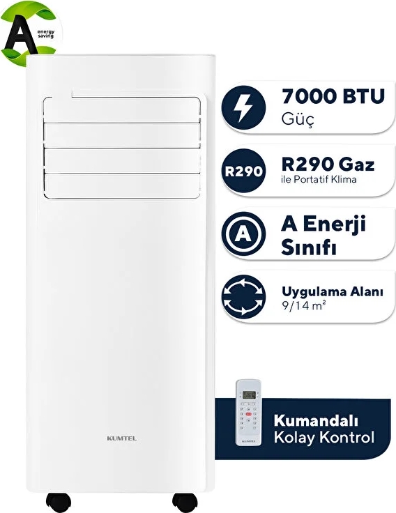 Kumtel KMPAC-7 Juniper Portatif Taşınabilir Klima
