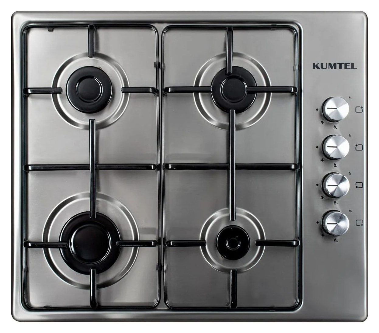 Kumtel KO-420 / 430 F Inox 4 Gözü Gazlı Setüstü Ocak LPG