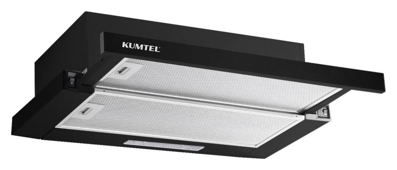 Kumtel Siyah Sürgülü Aspiratör DS6-905 S