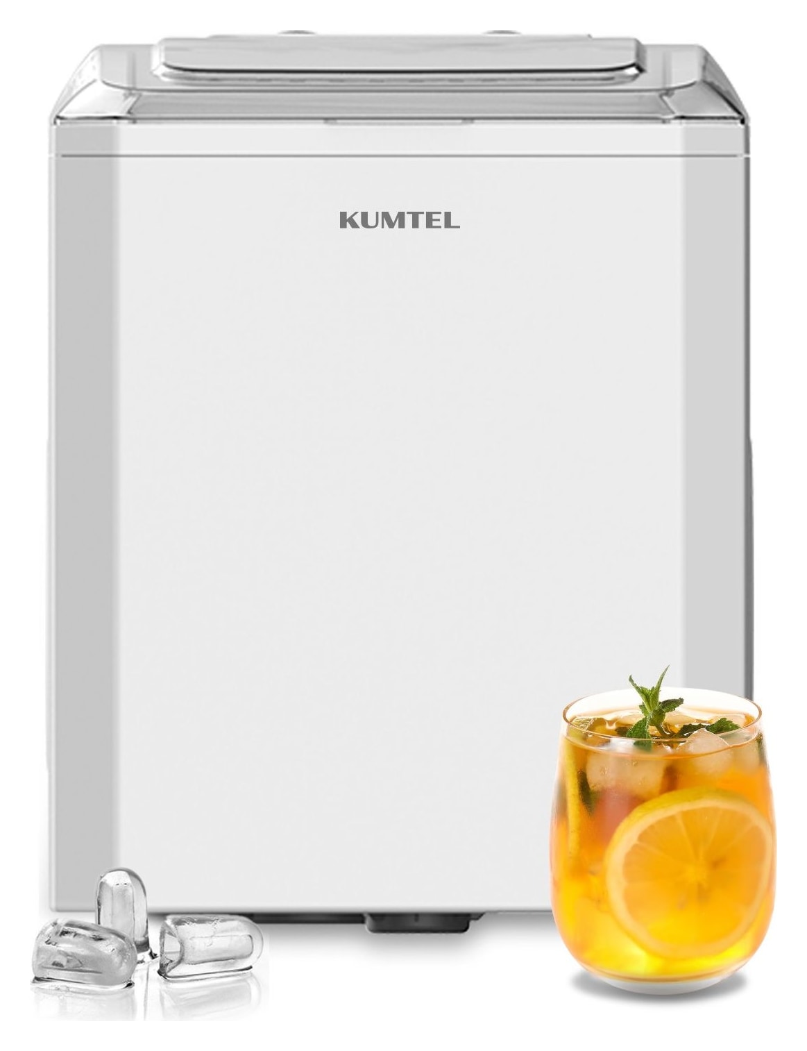 Kumtel Taşınabilir Otomatik Buz Makinesi Hım-02 12 KG Günlük Kapasite ile Hızlı Buz Yapımı