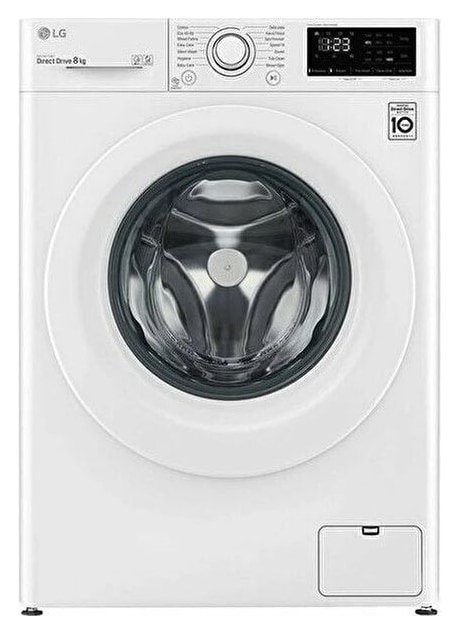 LG F4V3VYW3WE 9 kg Yıkama Kapasitesine Sahip 1400 Devir Enerji Sınıfı B Çamaşır Makinesi