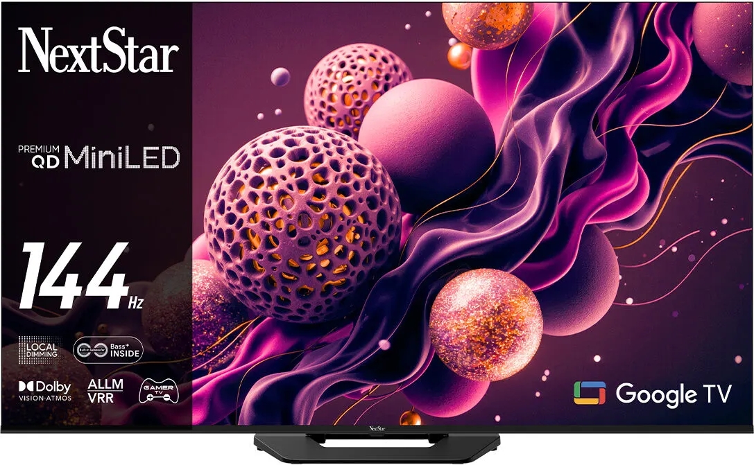 Nextstar YE-65IDWP14 65'' 165 Ekran 4K Ultra HD 144Hz Google Premium QD Super MiniLED TV