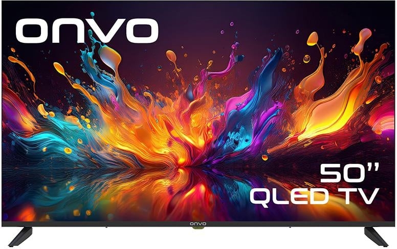 Onvo 50OVF9001 50'' 127 Ekran Uydu Alıcılı 4K Ultra HD Google Smart QLED TV