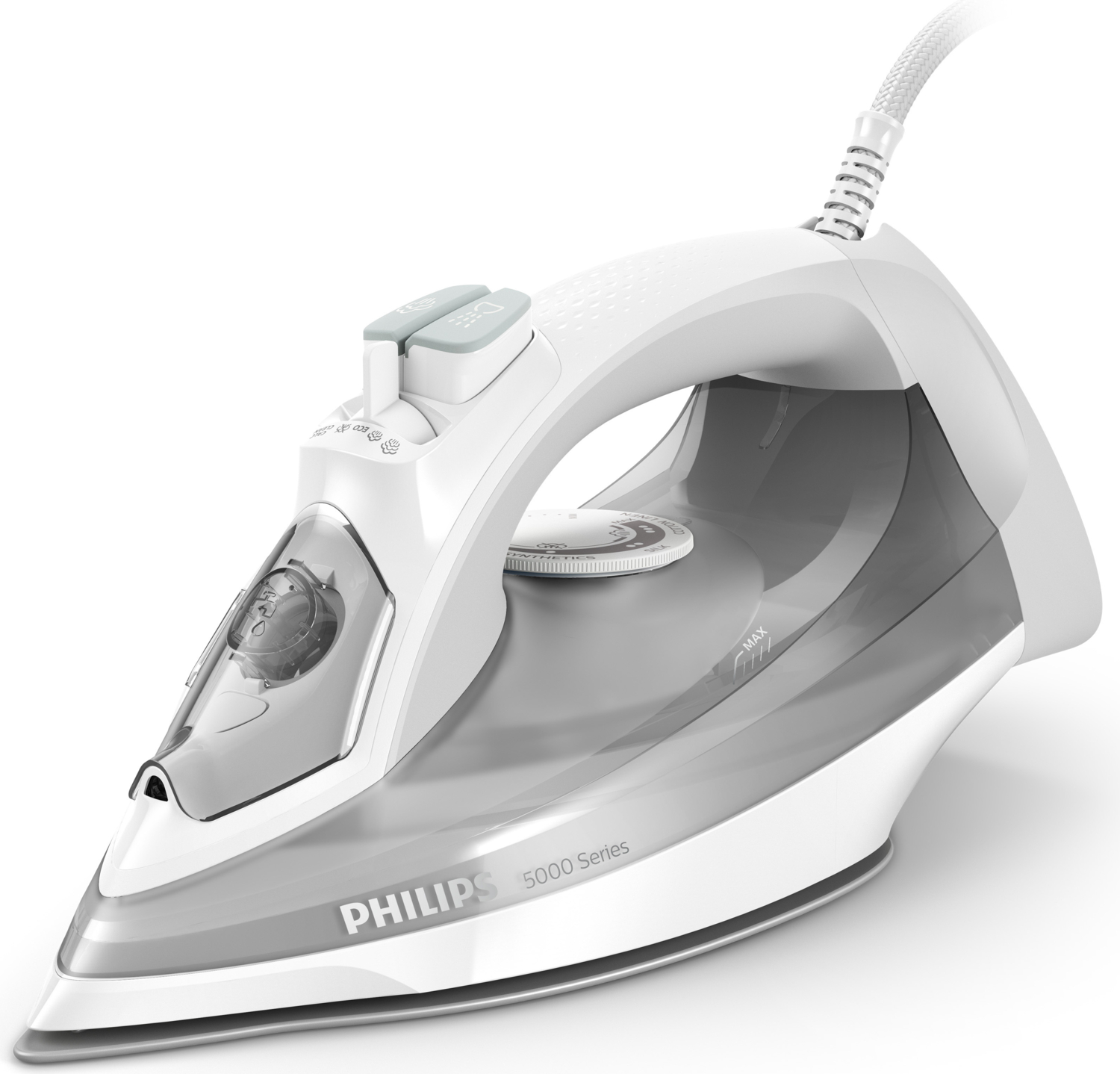 Philips 5000 Serisi Buharlı Ütü, 2400W, 160 g Şok Buhar, SteamGlide Plus Taban, DST5010/10