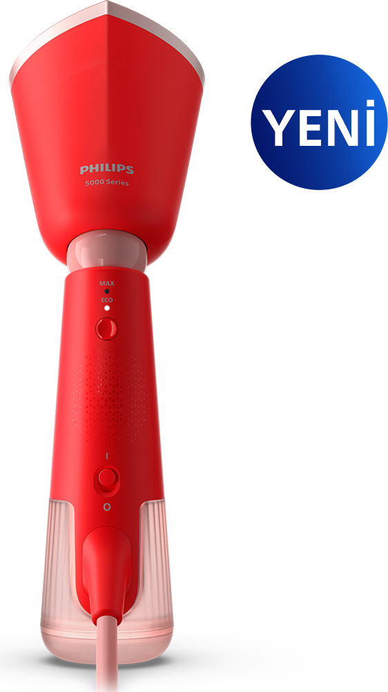 Philips 5000 Serisi El Tipi Buharlı Düzleştirici, 24 g/dk'ya kadar Kesintisiz Buhar, Taşınabilir Dikey Ütü, STH5020/40