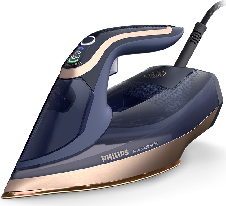 Philips 8000 Serisi Azur Buharlı Ütü, 3000W, 260 g Turbo Şok Buhar, 85 g/dk Sürekli Buhar, Sıfır Yanık Riski, 50 ml Su Haznesi, DST8050/20