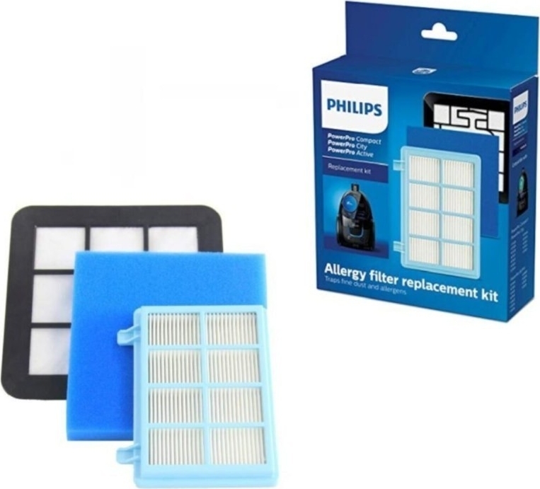 Philips FC9331/07 Powerpro City Orijinal Filtre Seti Aksesuarı 1 Adet Yüksek Performanslı Filtre