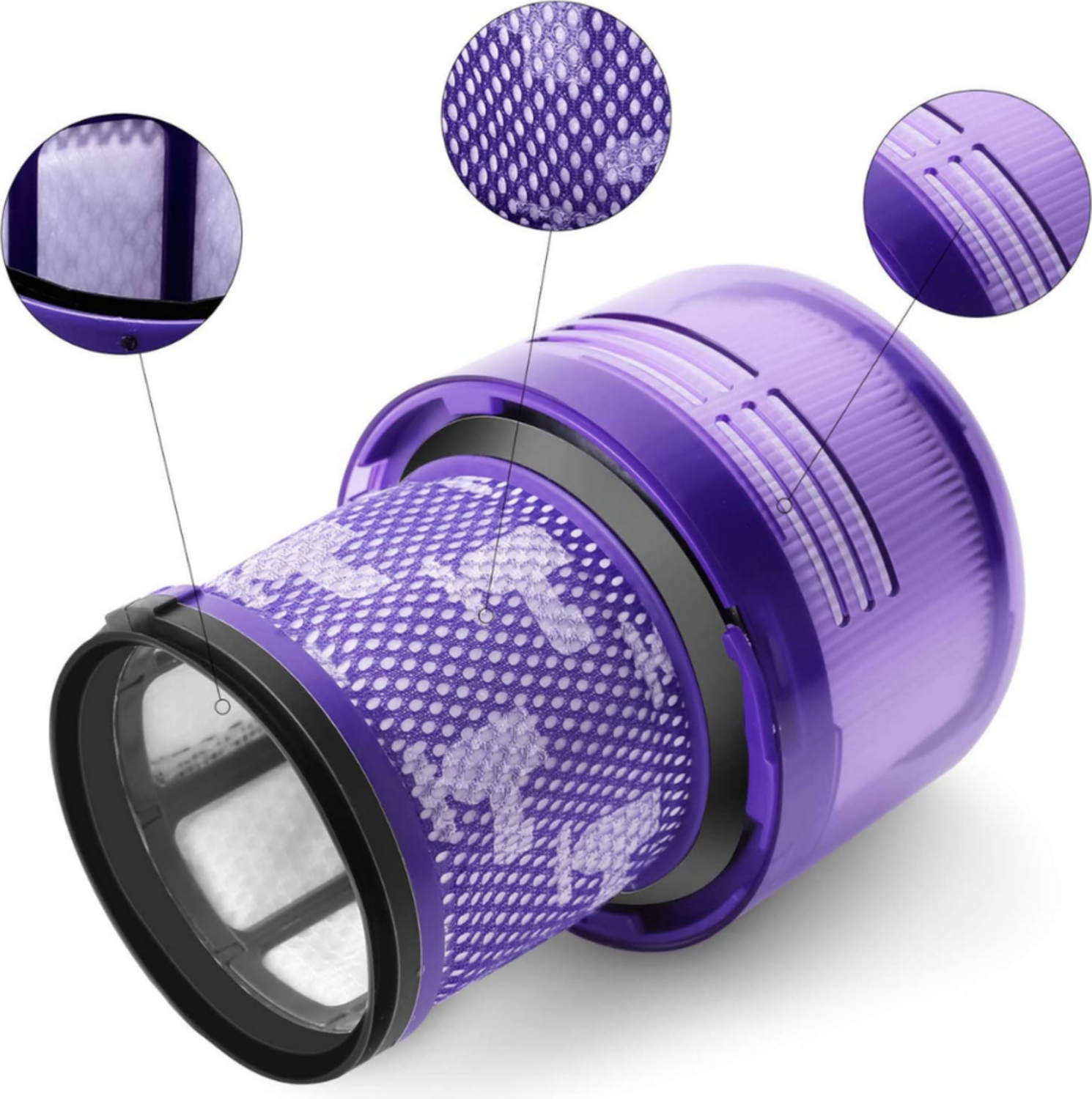 RotRever Dyson V11 V15 Hepa Filtre, dyson V15 / V11- Absolute, detect, animal Uyumlu Hepa Filtre