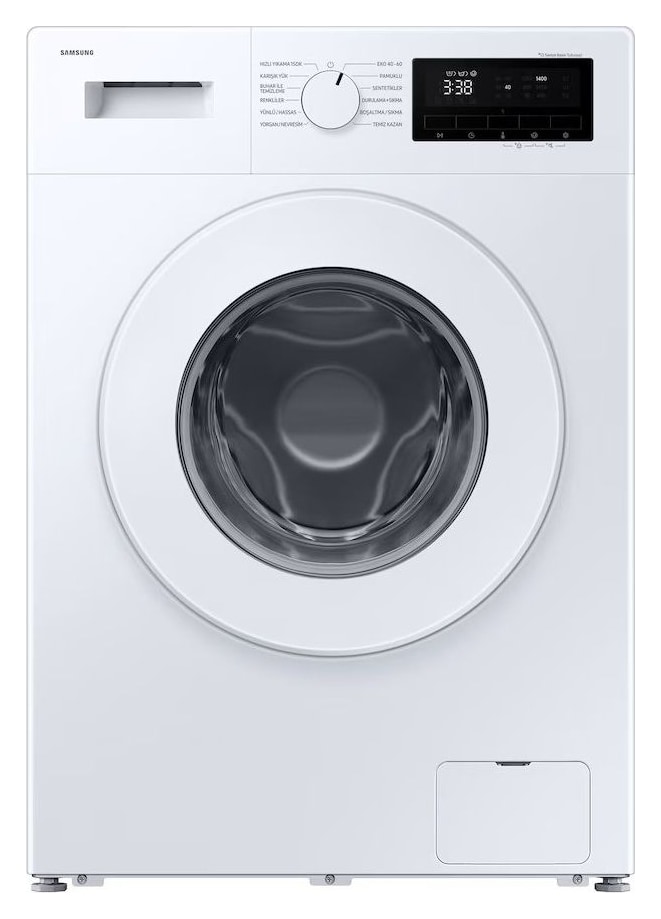Samsung 1400 Devir 8 kg Yıkama Kapasiteli Çamaşır Makinesi A Enerji Sınıfı ile Güçlü Performans