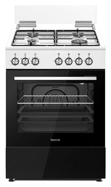 Tecna Tf 613WBR+ Turbo Fanlı 3 Gaz+1 Wok Göz Ocaklı Tam Boy Fırın