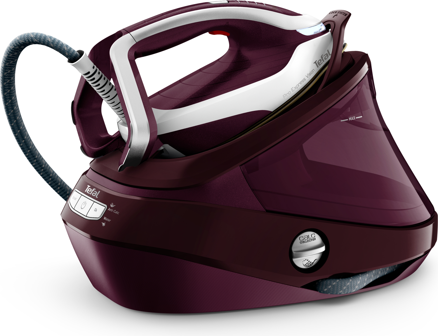 Tefal GV9810 Pro Express Vision 180 gr Sürekli ve 680 gr Şok Buharlı 3000 Watt Buhar Kazanlı Ütü