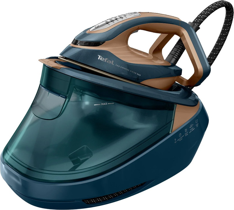 Tefal Pro Express Vision Max GV9920 3000 Watt Buhar Kazanlı Ütü Yeşil Renkli Otomatik Kapanma Özelliği